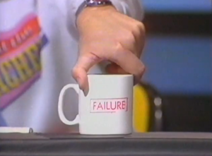 A mag with FAILURE written uppercase