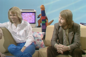 Benny and Bjorn two members of abba on the show