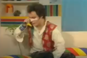 Adam Ant on the phone
